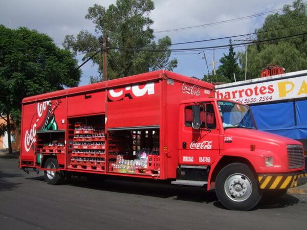 Camion coca-cola